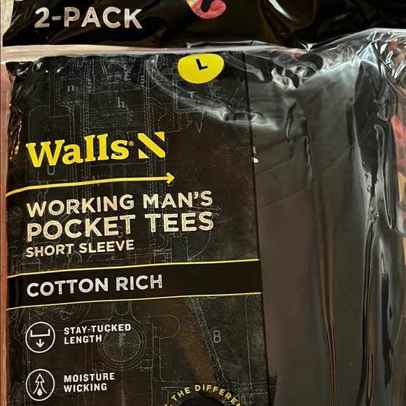 Walls 2pk Pocket Tee - Picture 1 of 1
